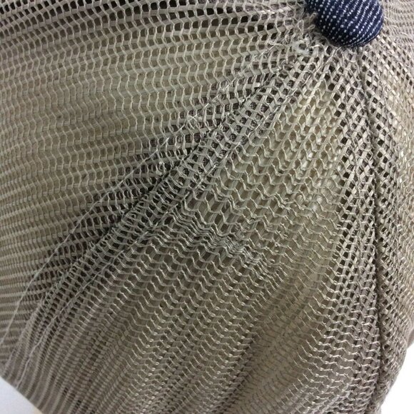 Panera St Louis Bread Co Denim Trucker Hat Cap With Mesh Back Crew Employee - Picture 5 of 7